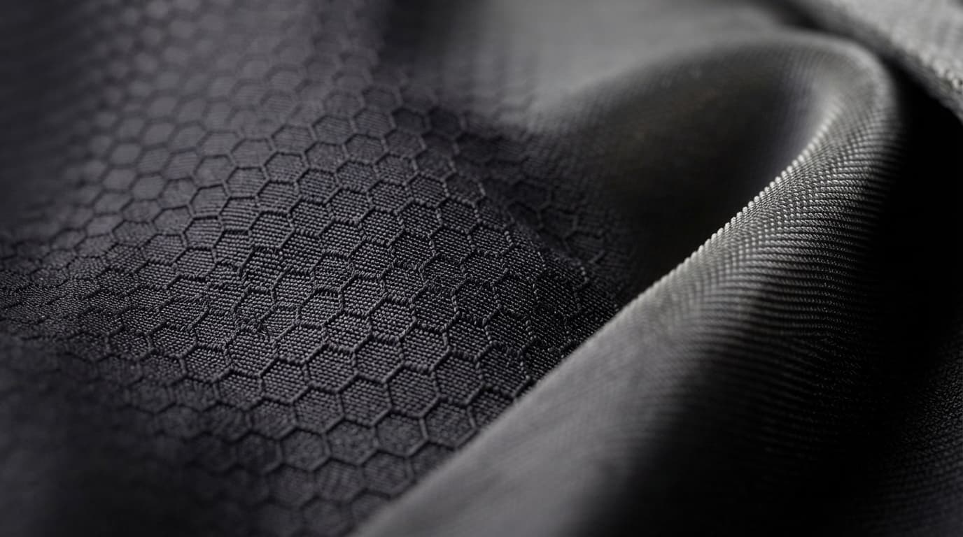 Close-up of NØVA technical fabric weave