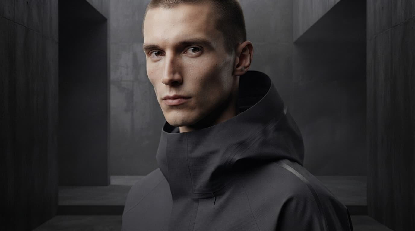 Alternate close portrait wearing the NØVA / 01