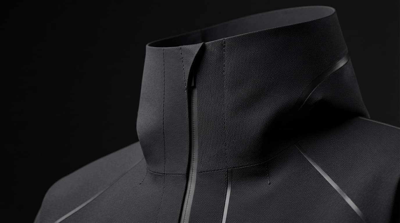 Detail of the NØVA / 01 collar construction